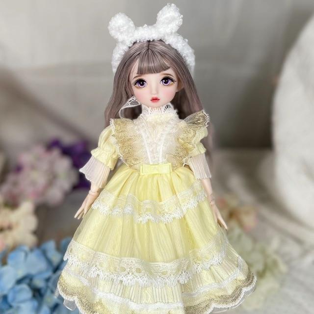 30CM Handgemachte Mini Puppe Niedlichen Puppen Prinzessin Kleidung Anzug Kind Spielzeug Mädchen Geschenke 30cm von Joom DACH