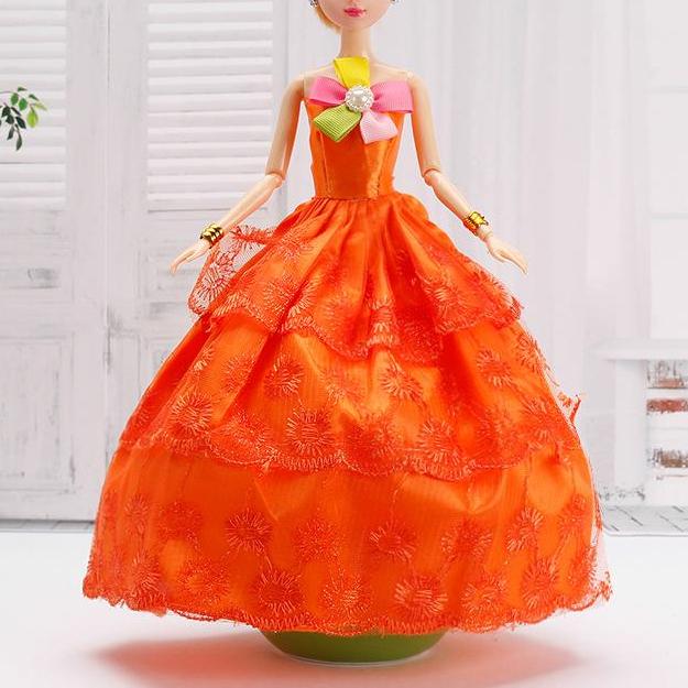 30CM Mini Puppe Sammlung Kleidung Mädchen Spielzeug 3D Große Augen BJD Prinzessin Volle Outfits Kleider Sammlung Kinder Puppe geschenk only clothes von Joom DACH