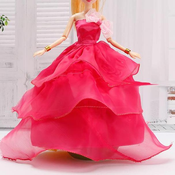 30CM Mini Puppe Sammlung Kleidung Mädchen Spielzeug 3D Große Augen BJD Prinzessin Volle Outfits Kleider Sammlung Kinder Puppe geschenk only clothes von Joom DACH
