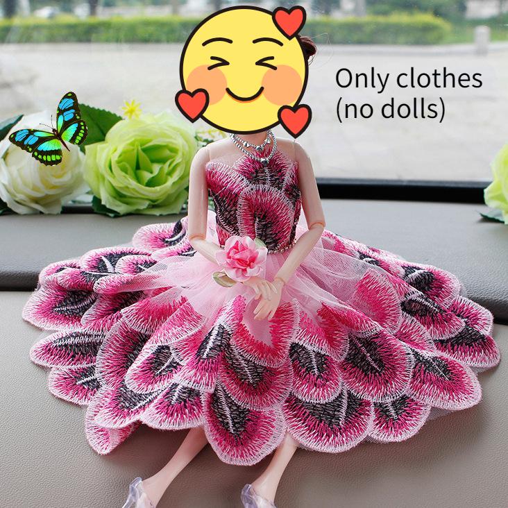 30CM Mini Puppe Sammlung Kleidung Mädchen Spielzeug 3D Große Augen BJD Prinzessin Volle Outfits Kleider Sammlung Kinder Puppe geschenk von Joom DACH
