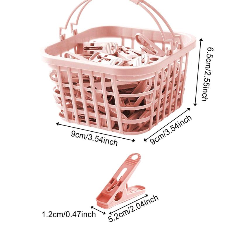 30Pcs Praktische Kunststoff Wäscheklammern Wäsche Wäscheklammern Wäscheklammern Lagerung Organizer Quilt Handtuch Clips Mit Korb rosa von Joom DACH