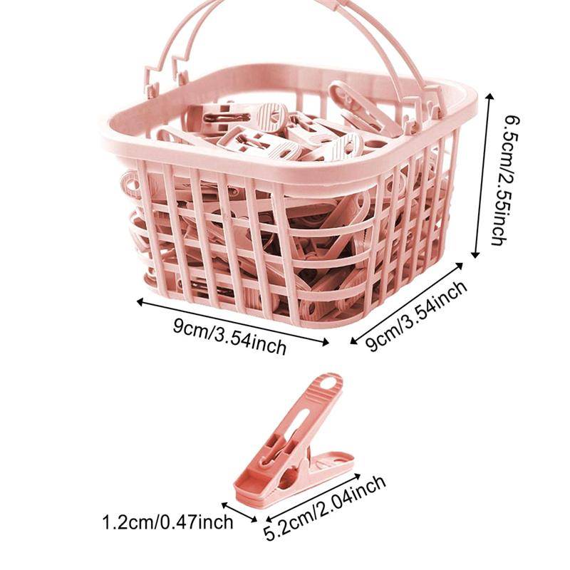 30Pcs Praktische Kunststoff Wäscheklammern Wäsche Wäscheklammern Wäscheklammern Lagerung Organizer Quilt Handtuch Clips Mit Korb rosa von Joom DACH