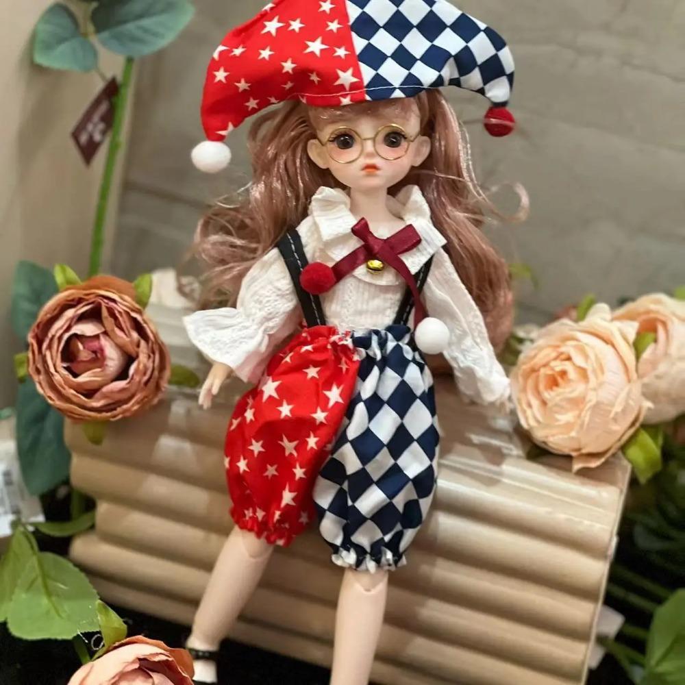 30cm Bjd Puppe DIY Spielzeug Mit Kleidung Langhaarig High Heel Prinzessin Anziehpuppe Baby Mädchen 3D Augen Wunderschöne Prinzessin Accessoires von Joom DACH
