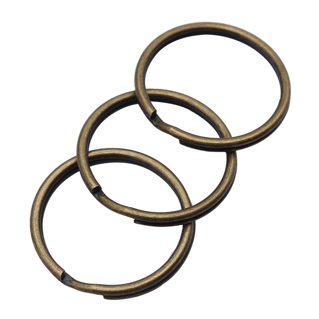 30mm Schlüsselanhänger 4 Größen 6 Farben Zubehör Teile Mädchen Schmuck Kawaii Zubehör A01-10pcs-1.2x15mm-Bronze von Joom DACH