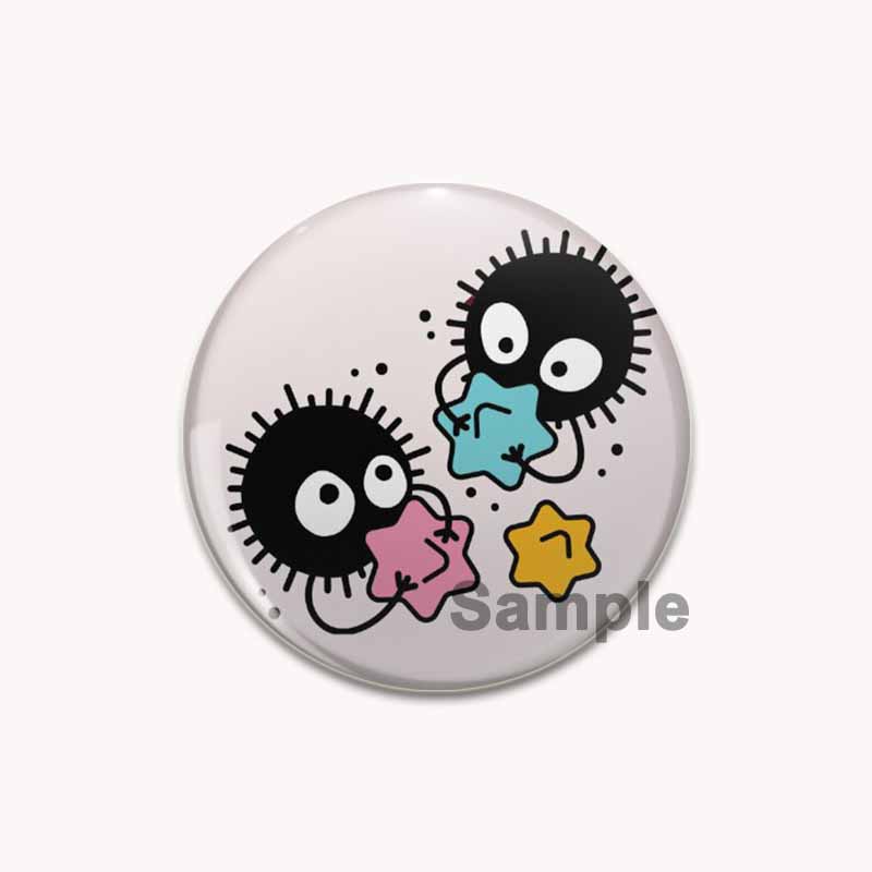 32/44/58mm Cartoon Tier Schmetterling/Krieger Gans/Gestapelte Katze Abzeichen Kunst Schreiben Being Kind Ist Punk Broschen Rucksack Zubehör Decor Pin 32mm von Joom DACH