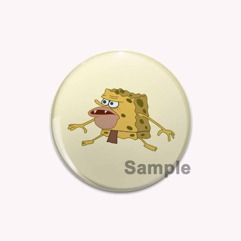 32/44/58mm Cartoon Tier Schmetterling/Krieger Gans/Gestapelte Katze Abzeichen Kunst Schreiben Being Kind Ist Punk Broschen Rucksack Zubehör Decor Pin 44mm von Joom DACH