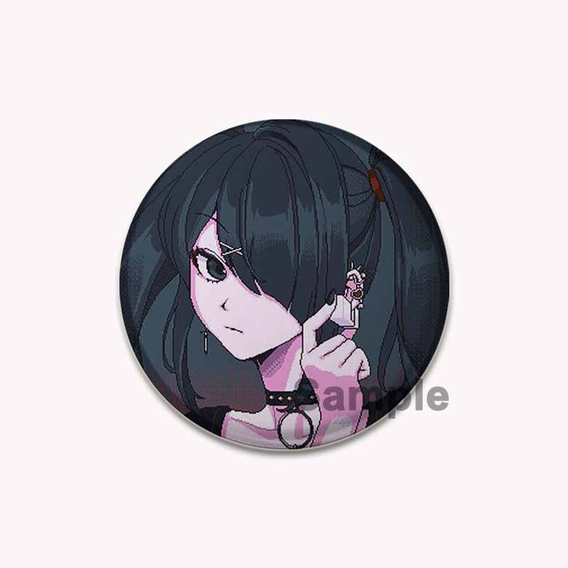 32/44/58mm Needy Girl Overdose Spiel Emaille Pin Niedliche Anime Broschen Handgefertigte Anstecknadeln Cartoon Abzeichen Rucksack Hut Schmuck Accessoires 32mm von Joom DACH