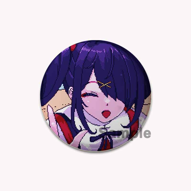 32/44/58mm Needy Girl Overdose Spiel Emaille Pin Niedliche Anime Broschen Handgefertigte Anstecknadeln Cartoon Abzeichen Rucksack Hut Schmuck Accessoires 32mm von Joom DACH
