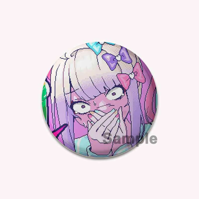 32/44/58mm Needy Girl Overdose Spiel Emaille Pin Niedliche Anime Broschen Handgefertigte Anstecknadeln Cartoon Abzeichen Rucksack Hut Schmuck Accessoires 44mm von Joom DACH