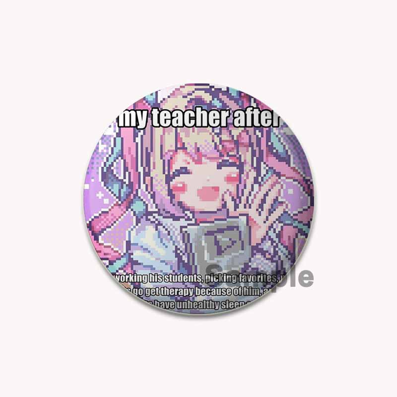 32/44/58mm Needy Girl Overdose Spiel Emaille Pin Niedliche Anime Broschen Handgefertigte Anstecknadeln Cartoon Abzeichen Rucksack Hut Schmuck Accessoires 44mm von Joom DACH