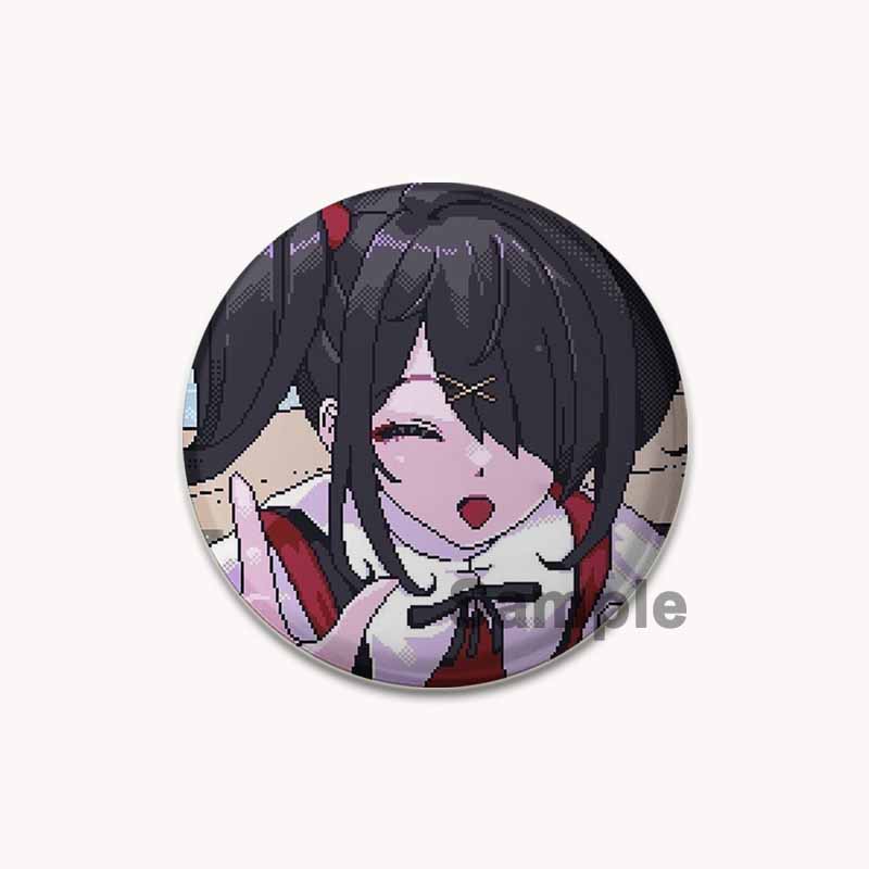 32/44/58mm Needy Girl Overdose Spiel Emaille Pin Niedliche Anime Broschen Handgefertigte Anstecknadeln Cartoon Abzeichen Rucksack Hut Schmuck Accessoires 44mm von Joom DACH
