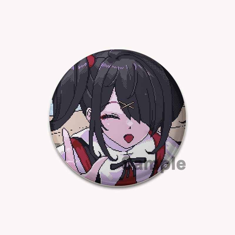 32/44/58mm Needy Girl Overdose Spiel Emaille Pin Niedliche Anime Broschen Handgefertigte Anstecknadeln Cartoon Abzeichen Rucksack Hut Schmuck Accessoires 44mm von Joom DACH