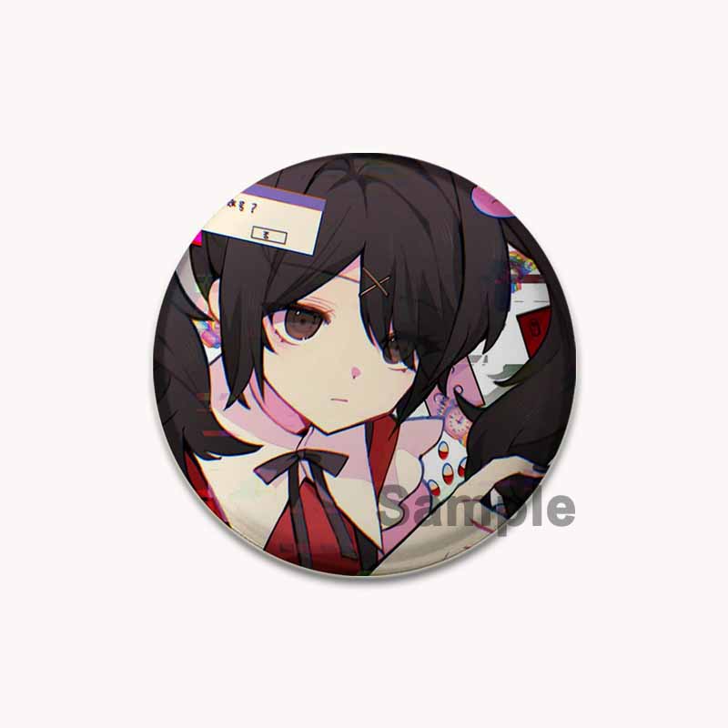 32/44/58mm Needy Girl Overdose Spiel Emaille Pin Niedliche Anime Broschen Handgefertigte Anstecknadeln Cartoon Abzeichen Rucksack Hut Schmuck Accessoires 44mm von Joom DACH