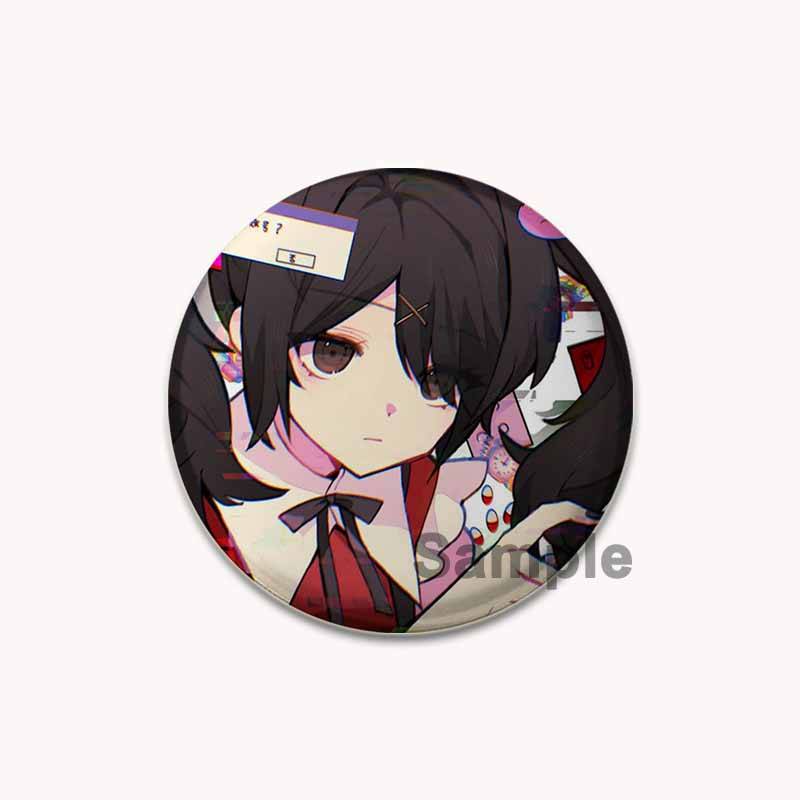 32/44/58mm Needy Girl Overdose Spiel Emaille Pin Niedliche Anime Broschen Handgefertigte Anstecknadeln Cartoon Abzeichen Rucksack Hut Schmuck Accessoires 44mm von Joom DACH