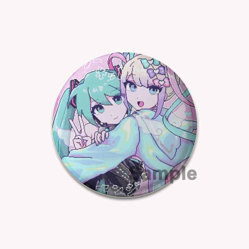 32/44/58mm Needy Girl Overdose Spiel Emaille Pin Niedliche Anime Broschen Handgefertigte Anstecknadeln Cartoon Abzeichen Rucksack Hut Schmuck Accessoires 44mm von Joom DACH