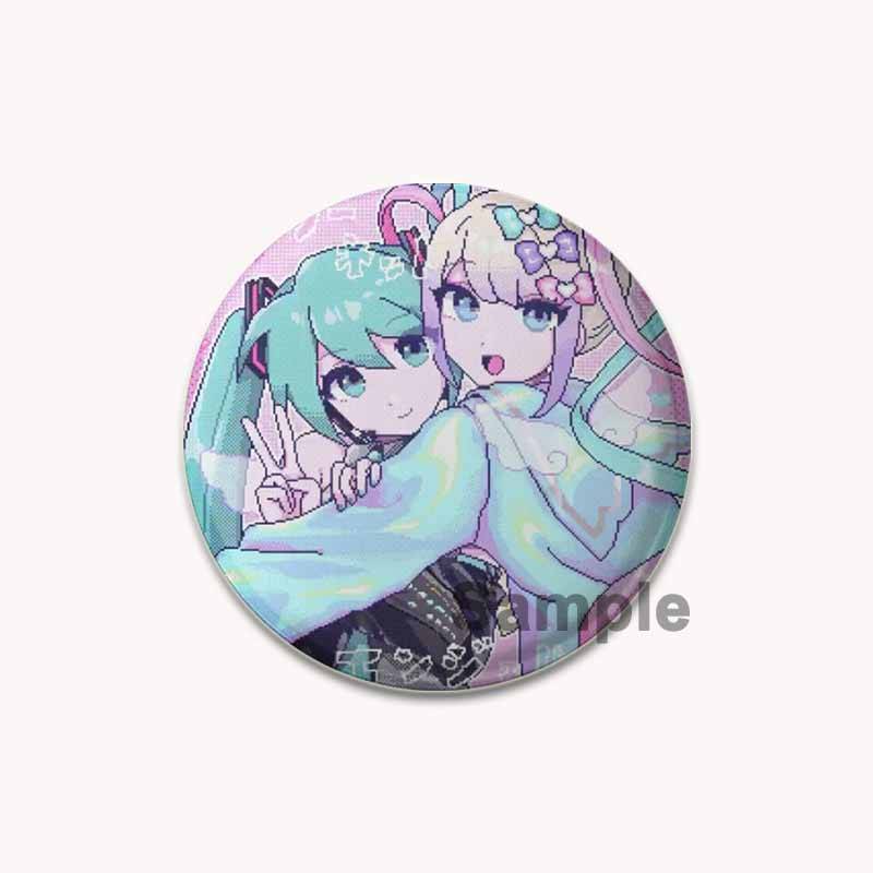 32/44/58mm Needy Girl Overdose Spiel Emaille Pin Niedliche Anime Broschen Handgefertigte Anstecknadeln Cartoon Abzeichen Rucksack Hut Schmuck Accessoires 44mm von Joom DACH
