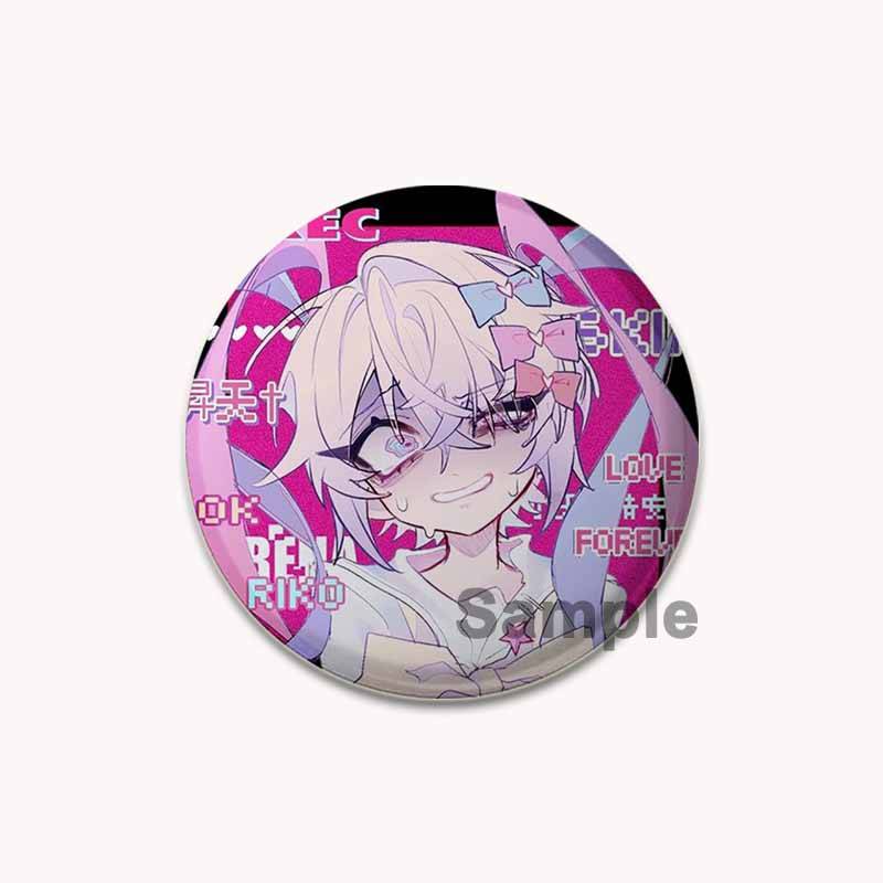32/44/58mm Needy Girl Overdose Spiel Emaille Pin Niedliche Anime Broschen Handgefertigte Anstecknadeln Cartoon Abzeichen Rucksack Hut Schmuck Accessoires 44mm von Joom DACH