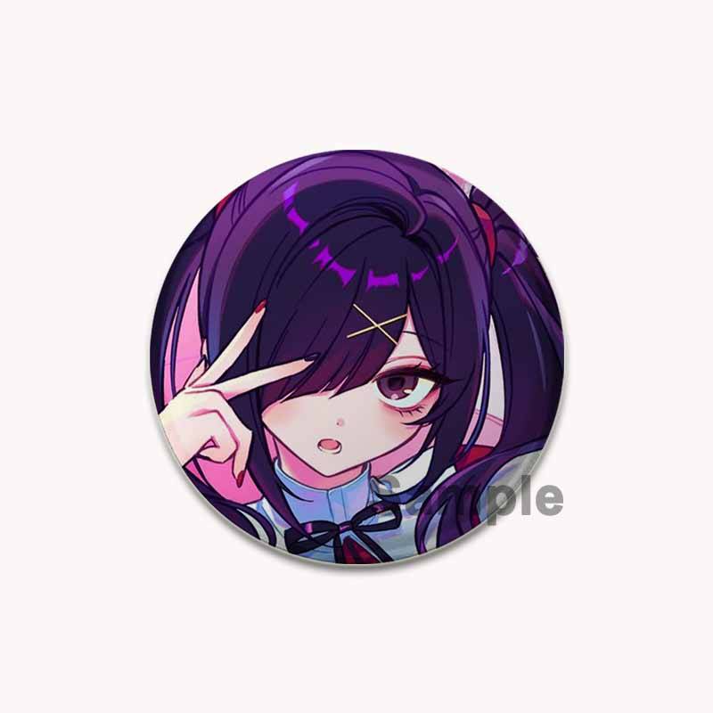 32/44/58mm Needy Girl Overdose Spiel Emaille Pin Niedliche Anime Broschen Handgefertigte Anstecknadeln Cartoon Abzeichen Rucksack Hut Schmuck Accessoires 44mm von Joom DACH