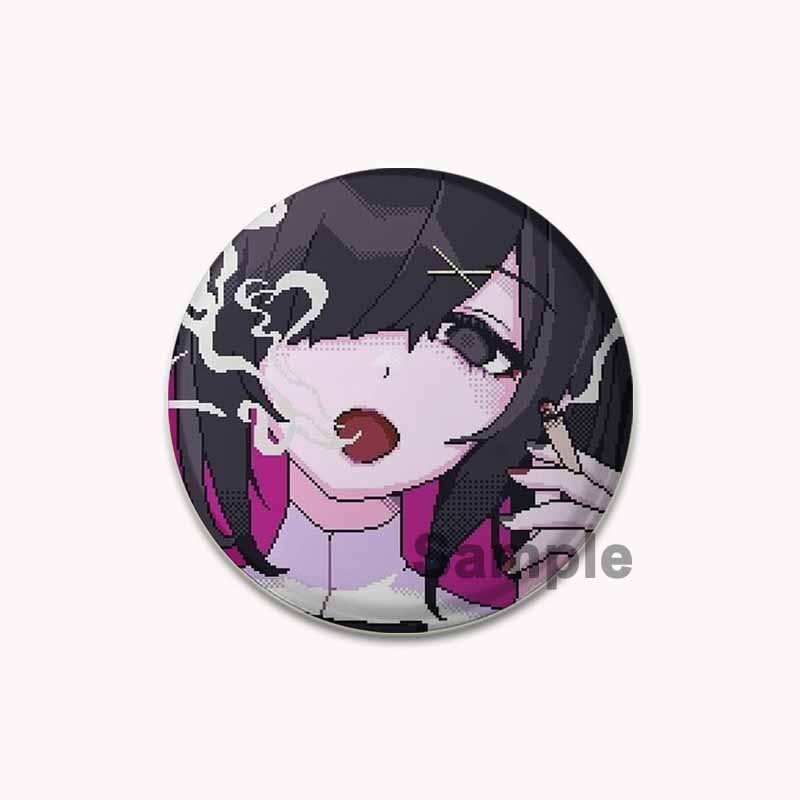 32/44/58mm Needy Girl Overdose Spiel Emaille Pin Niedliche Anime Broschen Handgefertigte Anstecknadeln Cartoon Abzeichen Rucksack Hut Schmuck Accessoires 58mm von Joom DACH