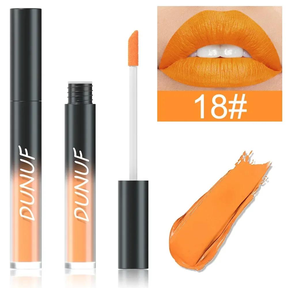 32 Farben Lippenstift Matt Dauerhafter Lipgloss Feuchtigkeitsspendender Antihaft-Becher Halloween-Party Lila Blau Schwarz Hochpigmentierte Lippenglasur 18 von Joom DACH