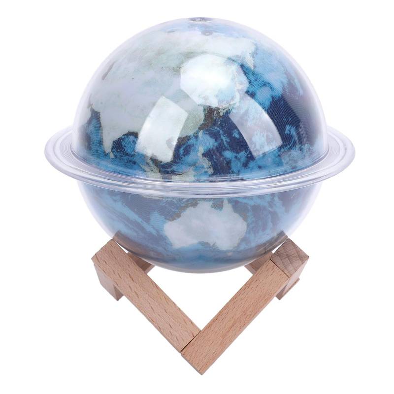 330ml Planet Luftbefeuchter 2 Stufen Sprühnebel Automatische Abschaltung LED Buntes Nachtlicht Großer Nebel USB von Joom DACH