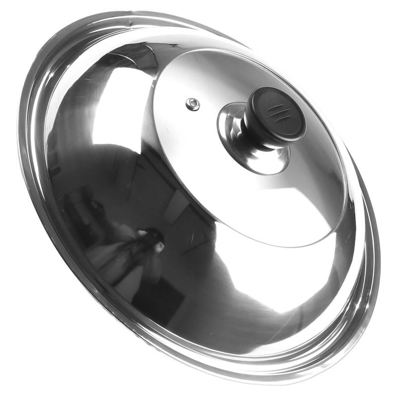 34CM Topfdeckel 36CM 38CM Topfdeckel Edelstahl mit Knopf 28CM 30CM von Joom DACH