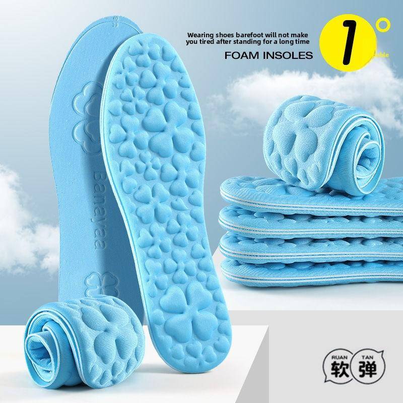 35-46 Atmungsaktive Bequeme Einlegesohlen, Damen High Heels, Sportschuhe, Freizeit-Einlegesohlen, Schuhzubehör, Herren und Damen Tägliches Schuhzubehör 35-36(1pairs) von Joom DACH