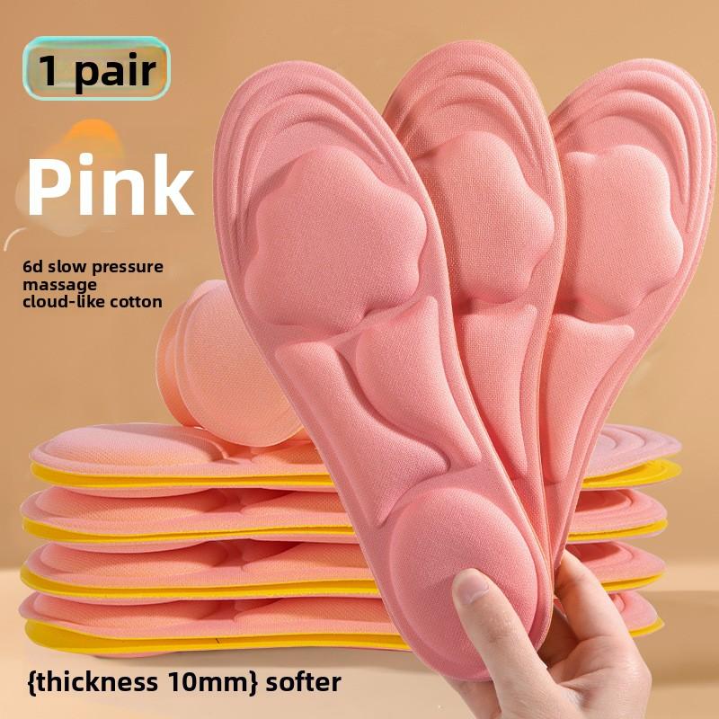 35-46 Atmungsaktive Bequeme Einlegesohlen, Damen High Heels, Sportschuhe, Freizeit-Einlegesohlen, Schuhzubehör, Herren und Damen Tägliches Schuhzubehör 37-38(1pairs) von Joom DACH