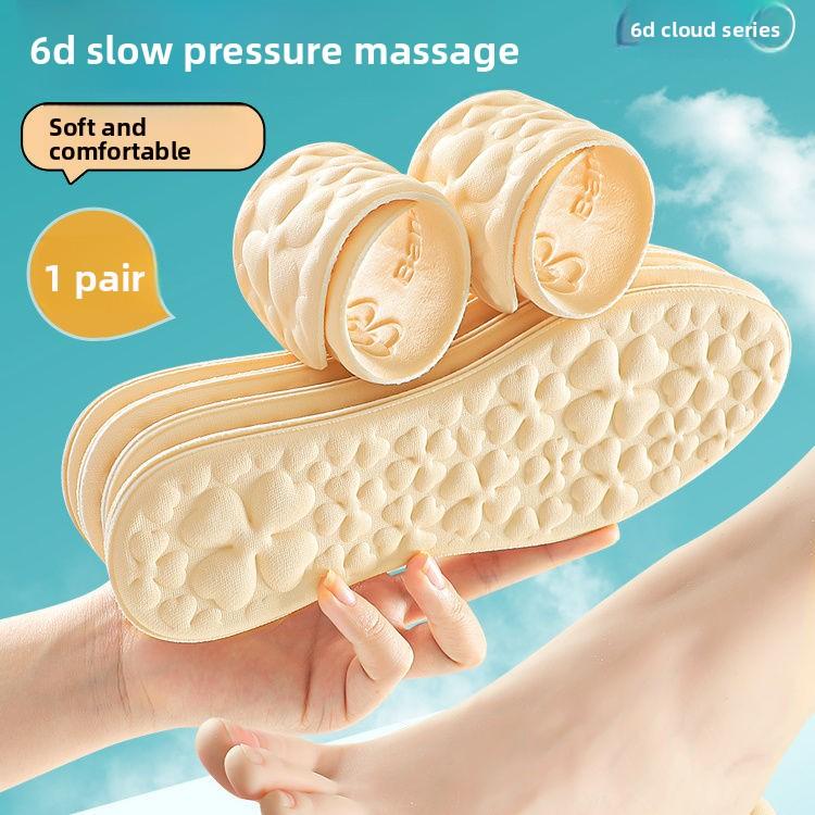 35-46 Atmungsaktive Bequeme Einlegesohlen, Damen High Heels, Sportschuhe, Freizeit-Einlegesohlen, Schuhzubehör, Herren und Damen Tägliches Schuhzubehör 37-38(1pairs) von Joom DACH