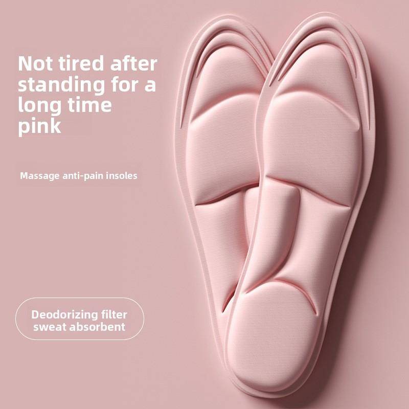 35-46 Atmungsaktive Bequeme Einlegesohlen, Damen High Heels, Sportschuhe, Freizeit-Einlegesohlen, Schuhzubehör, Herren und Damen Tägliches Schuhzubehör 39-40(1pairs) von Joom DACH