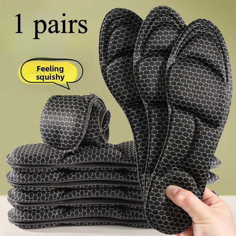 35-46 Atmungsaktive Bequeme Einlegesohlen, Damen High Heels, Sportschuhe, Freizeit-Einlegesohlen, Schuhzubehör, Herren und Damen Tägliches Schuhzubehör 39-40(1pairs) von Joom DACH