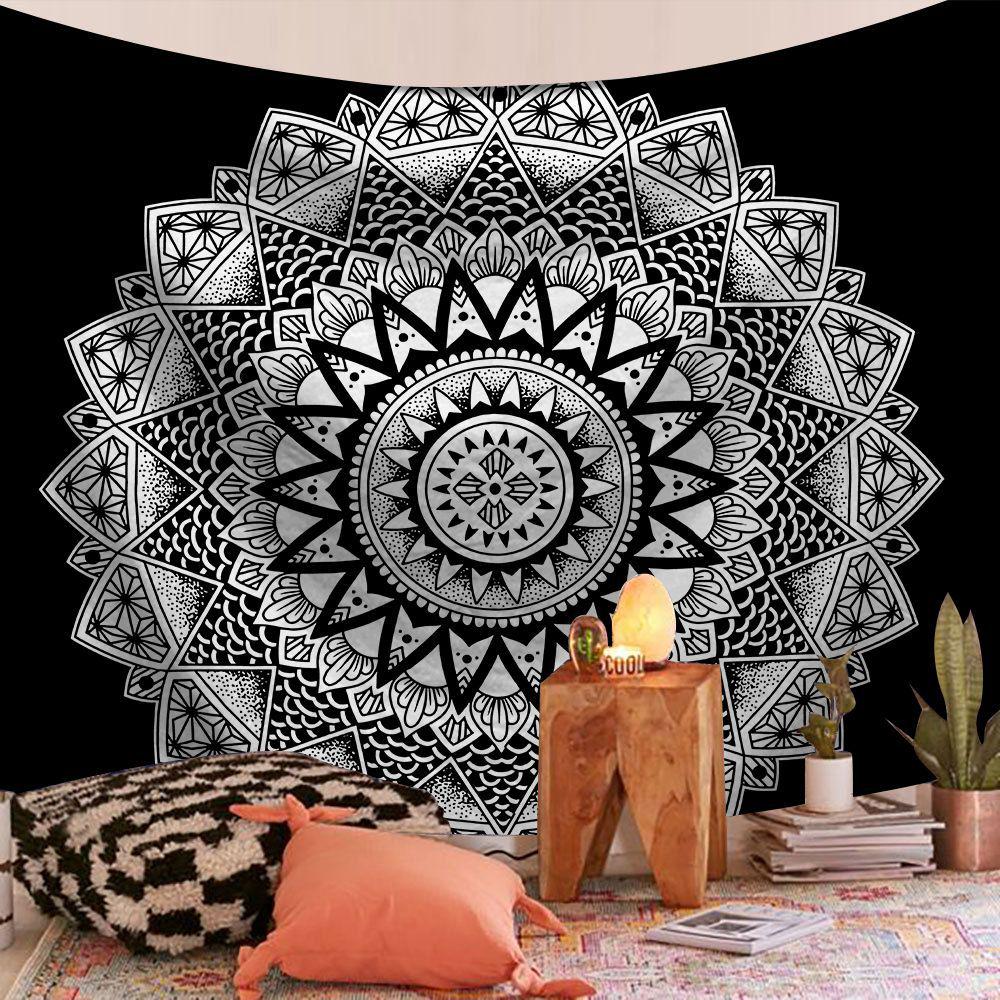 35 Farben indischer Mandala-Wandteppich, Hippie-Wandbehang, Wandteppiche, Boho-Tagesdecke, Strandtuch, Yoga-Matte, Decke, Tischdecke, 130 x 150 cm 200x150cm von Joom DACH