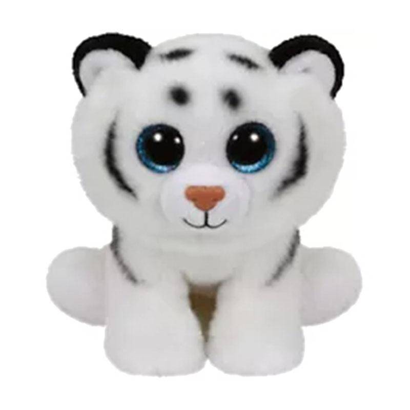 35cm Mütze Große Augen Weißer Tiger Tundra Stofftier Plüschtier Niedliche Tierpuppe Kinder Geburtstag Weihnachten Neujahr Geschenke 35cm Tigerprint von Joom DACH