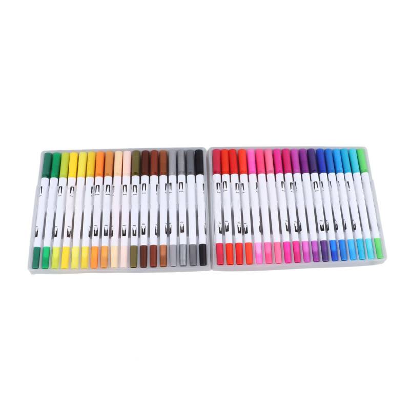 36 Farben Doppelspitzen-Pinselmarker Weiche Spitze Doppelspitzen-Pinselmarker Aquarellstift-Set für Kinder Erwachsene 36 Farben Doppelspitzen-Pinselmarker Weiche Spitze Doppelspitzen-Pinselmarker Aquarellstift-Set für Kinder Erwachsene von Joom DACH