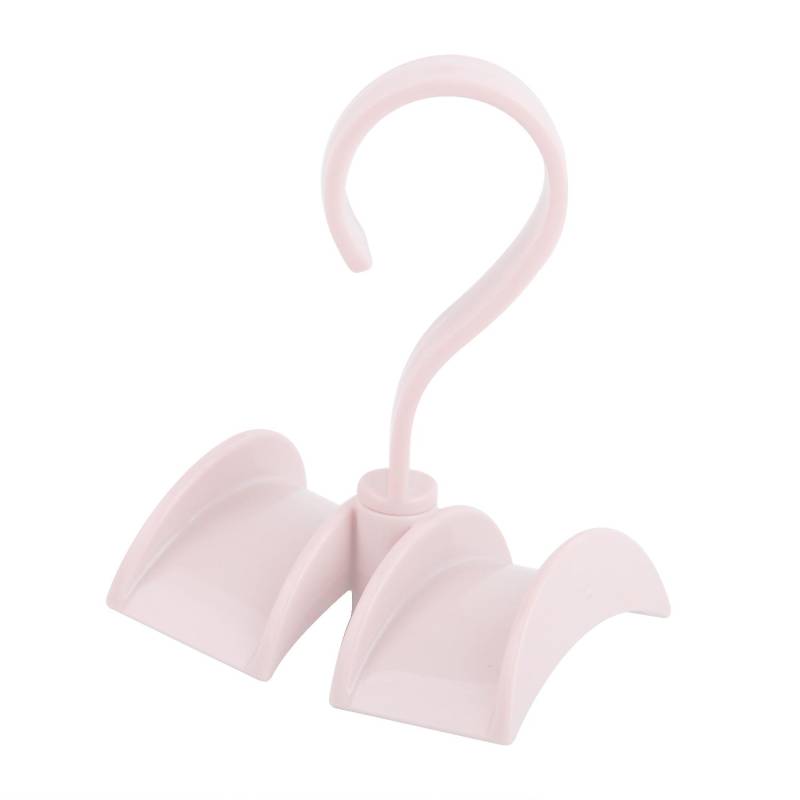 360 ° drehbarer Handtaschen-Aufhängerhalter, Kleiderschrank-Aufbewahrung, Hut-, Taschen-, Gürtel-, Krawatten-, Schalhaken, Rack-Home-Organizer, Hängehaken rosa von Joom DACH