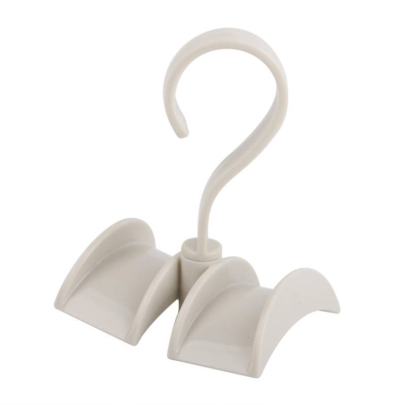 360 ° drehbarer Handtaschen-Aufhängerhalter, Kleiderschrank-Aufbewahrung, Hut-, Taschen-, Gürtel-, Krawatten-, Schalhaken, Rack-Home-Organizer, Hängehaken beige von Joom DACH