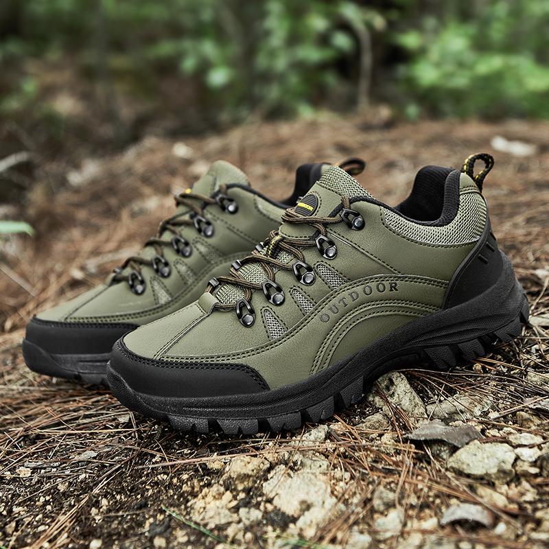 38–49 Herren-Wanderschuhe, große Größe, TPR, rutschfest, wasserdicht, für den Außenbereich 44 grün von Joom DACH