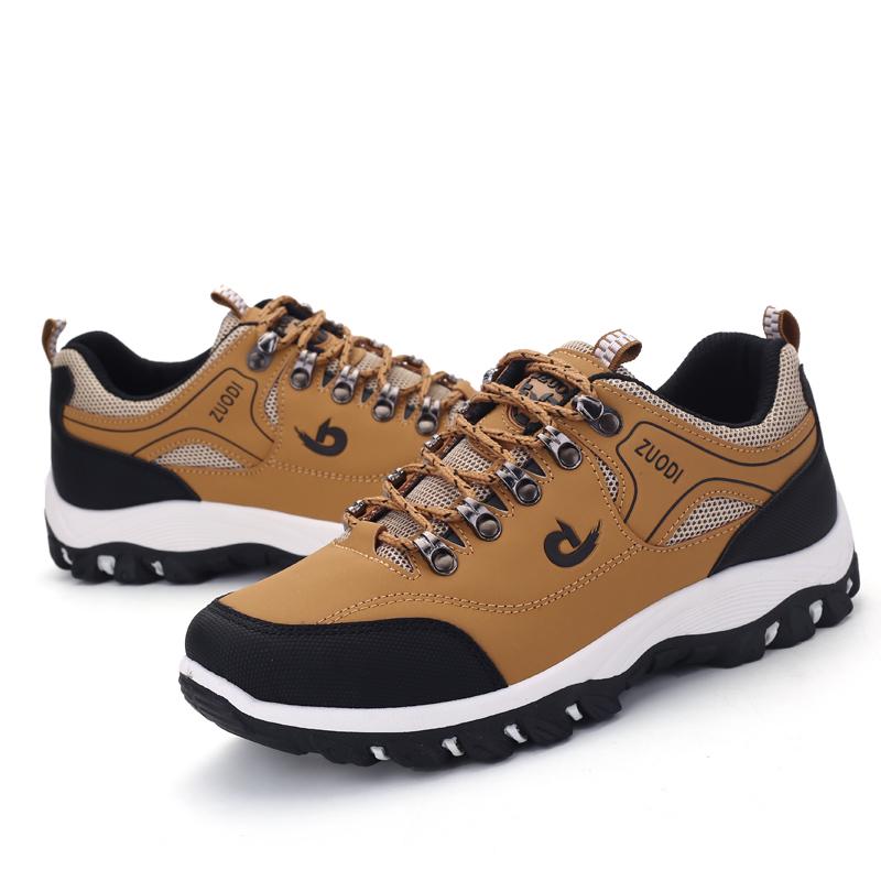 39-48 große Schuhe Herren klassische Outdoor rutschfeste Freizeitschuhe Mesh atmungsaktive Sport-Wanderschuhe 46 braun von Joom DACH