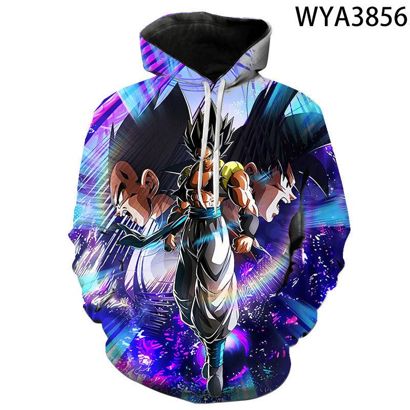 3D Anime Dragon Ball Dragon Ball Super Digitaldruck Hoodie Kapuzenpullover Männer und Frauen Erwachsene Kinderkleidung XL von Joom DACH