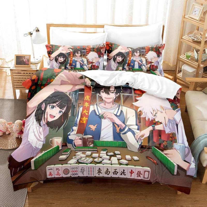 3D Anime The Link Click Bettwäsche-Sets Bettbezug-Set mit Kissenbezug Twin Full Queen King Bettwäsche Bettwäsche für Heimtextilien EU Twin(135x200cm) von Joom DACH