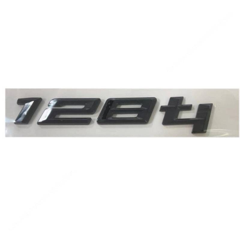 3D Auto Buchstaben Für B/MW F40 116i 116d 118d 118i 120i 120d 128ti Schwarze Schriftzug Emblem Logo Plakette Aufkleber Kofferraum Zubehör schwarz von Joom DACH
