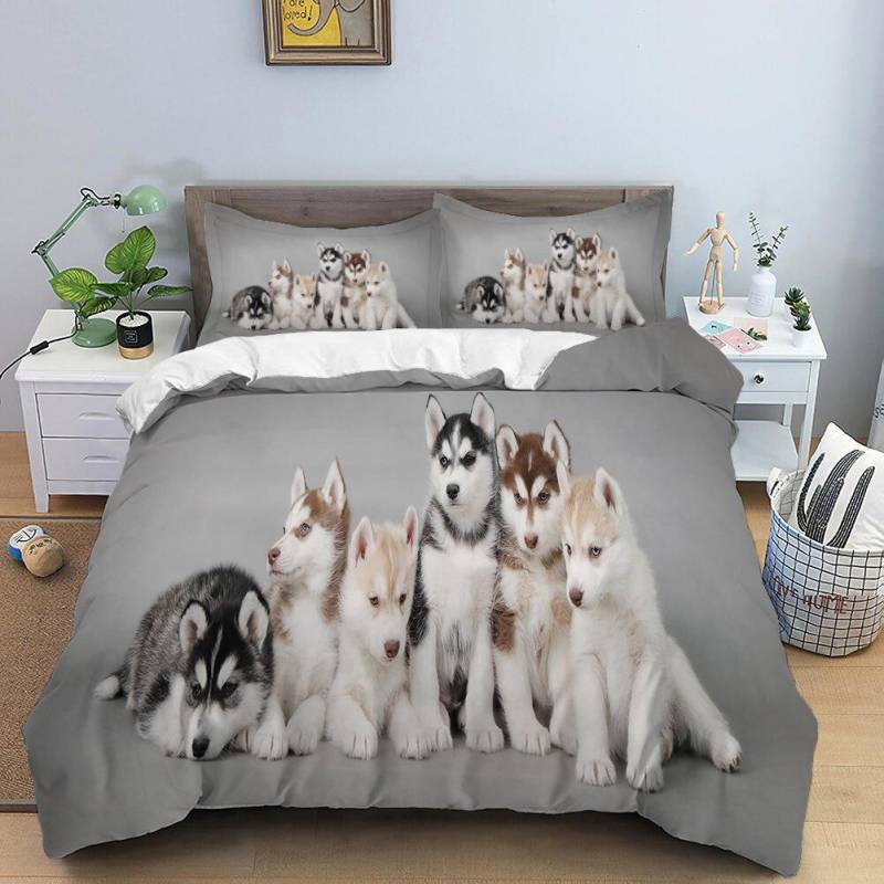 3D-Bettwäscheset mit hochauflösendem Digitaldruck, Tierbettdecke und Kissenbezug, AU/EU/US/UK/DE, Heimdekoration in voller Größe AU Double 180x210cm 3D-Bettwäscheset mit hochauflösendem Digitaldruck, Tierbettdecke und Kissenbezug, AU/EU/US/UK/DE, Heimdekoration in voller Größe AU Double 180x210cm von Joom DACH