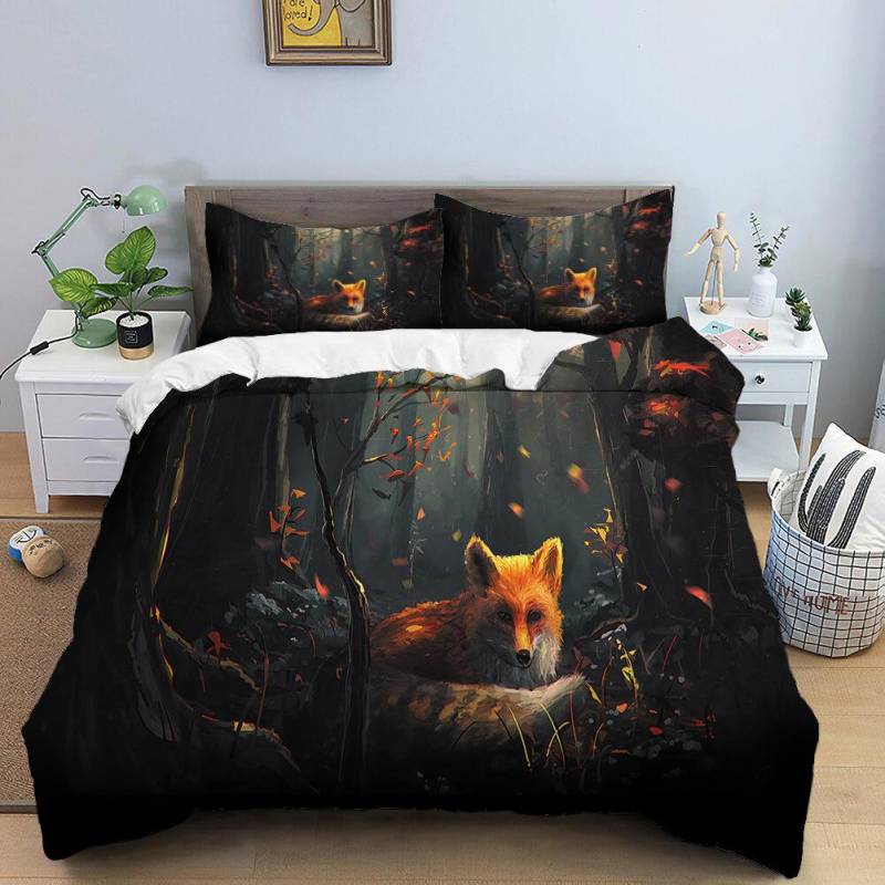 3D-Bettwäscheset mit hochauflösendem Digitaldruck, Tierbettdecke und Kissenbezug, AU/EU/US/UK/DE, Heimdekoration in voller Größe AU Double 180x210cm 3D-Bettwäscheset mit hochauflösendem Digitaldruck, Tierbettdecke und Kissenbezug, AU/EU/US/UK/DE, Heimdekoration in voller Größe AU Double 180x210cm von Joom DACH