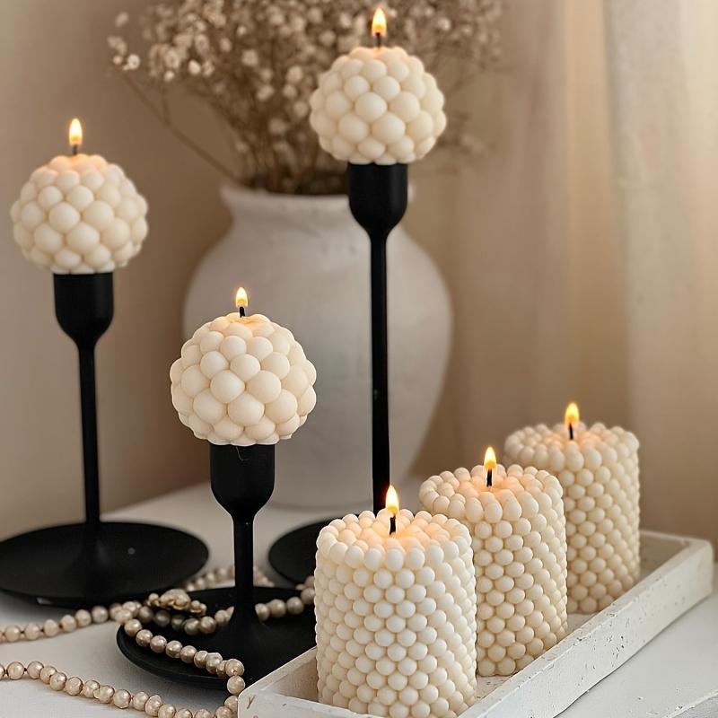 3D Blase Kerze Formen Ball Form Mould Zylindrischen Perle Kerzen Form von Joom DACH