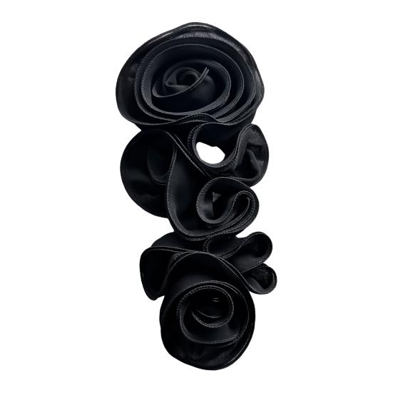 3D Blume Applique Spitze Pullover Kleid Bluse Dekor DIY Nähen Patch Brust Blume schwarz von Joom DACH