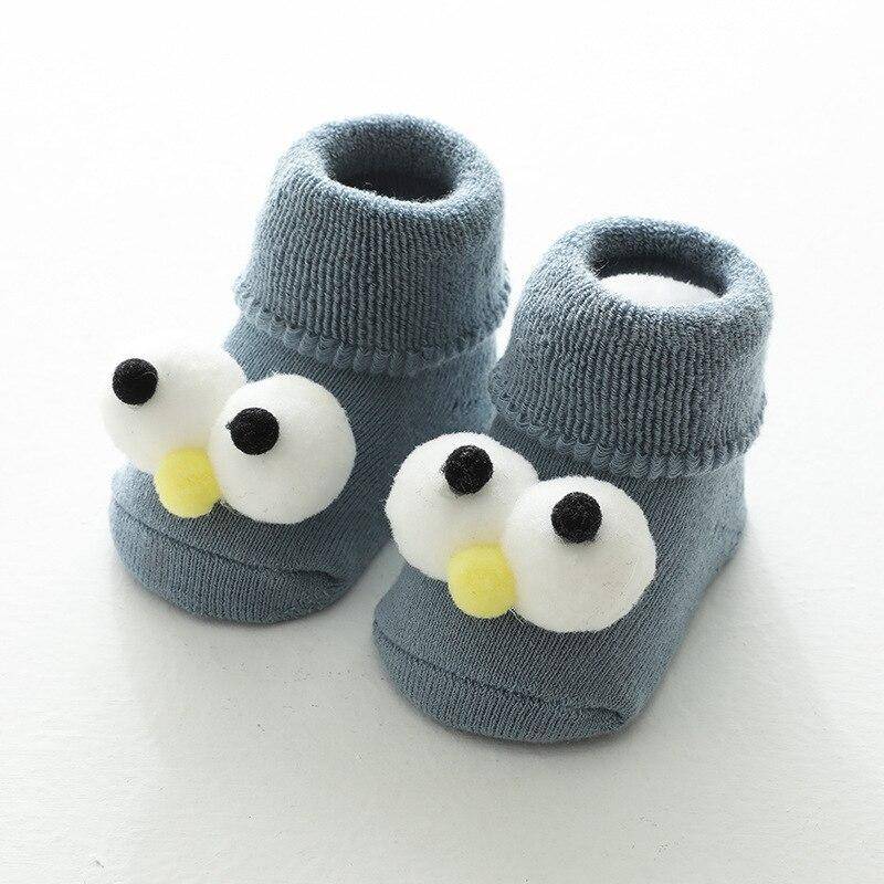 3D Cartoon Baby Boden Socken Winter Dicke Anti-rutsch Socken Kaninchen Bär Bogen Stern für Kleinkind Baby Mädchen Jungen kinder Kleinkind Socken S von Joom DACH