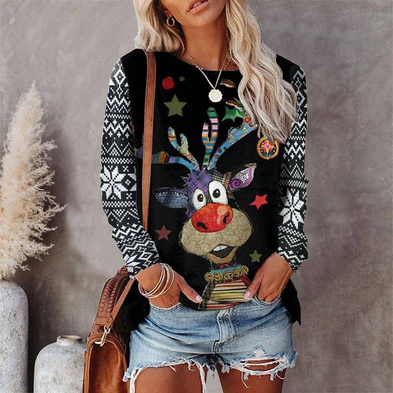 3D-Druck niedlicher kleiner Esel T-Shirts Damen Tops Langarm O-Ausschnitt Pullover Femme T-Shirts T-Shirt für Frauen 3XL schwarz 3D-Druck niedlicher kleiner Esel T-Shirts Damen Tops Langarm O-Ausschnitt Pullover Femme T-Shirts T-Shirt für Frauen 3XL schwarz von Joom DACH