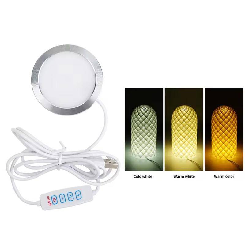 3D-Druckerteil für Bambu Lab LED-Lampen-Kit 001 DIY-Modell Hardware ohne Gehäuse Warmweiß DC 5V 3D-Drucker Einstellbares Licht-Kit Led Lamp Adjustable von Joom DACH