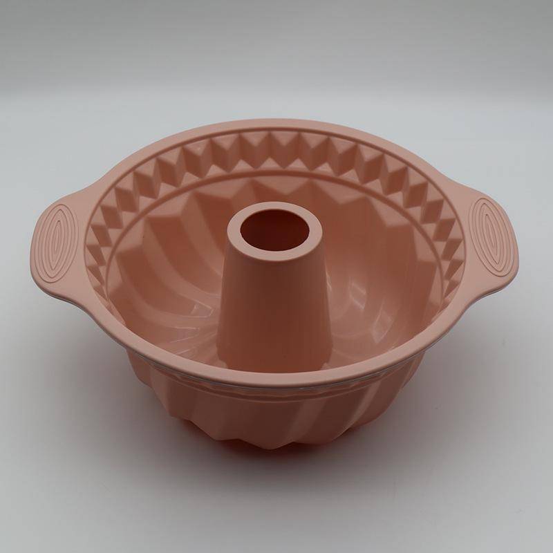 3D Form Silikon Kuchen Form DIY Gebäck Backen Werkzeuge für Kuchen Pan Küche Geriffelte Rohr Pan Backformen Kuchen Dekorieren Werkzeug rosa von Joom DACH