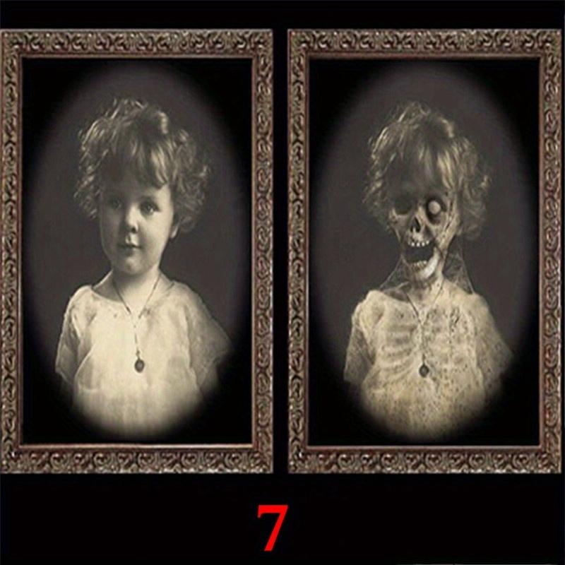 3D-Geister-Bilderrahmen mit wechselndem Gesicht, Halloween-Dekoration, Horror-Bastelbedarf, Spukhaus-Party-Dekor, Halloween-Requisiten 7 3D-Geister-Bilderrahmen mit wechselndem Gesicht, Halloween-Dekoration, Horror-Bastelbedarf, Spukhaus-Party-Dekor, Halloween-Requisiten 7 von Joom DACH